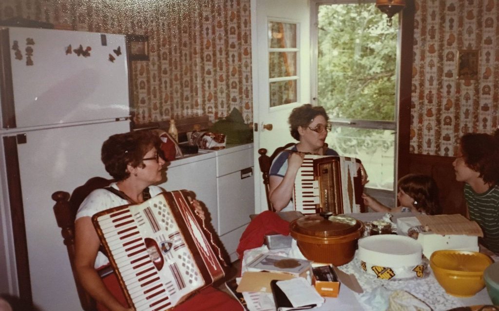 My sisters had music fever too
